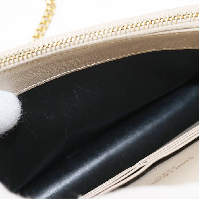 SAINT LAURENT Envelope Chain Wallet Cassandra 742920 Chain wallet leather Women