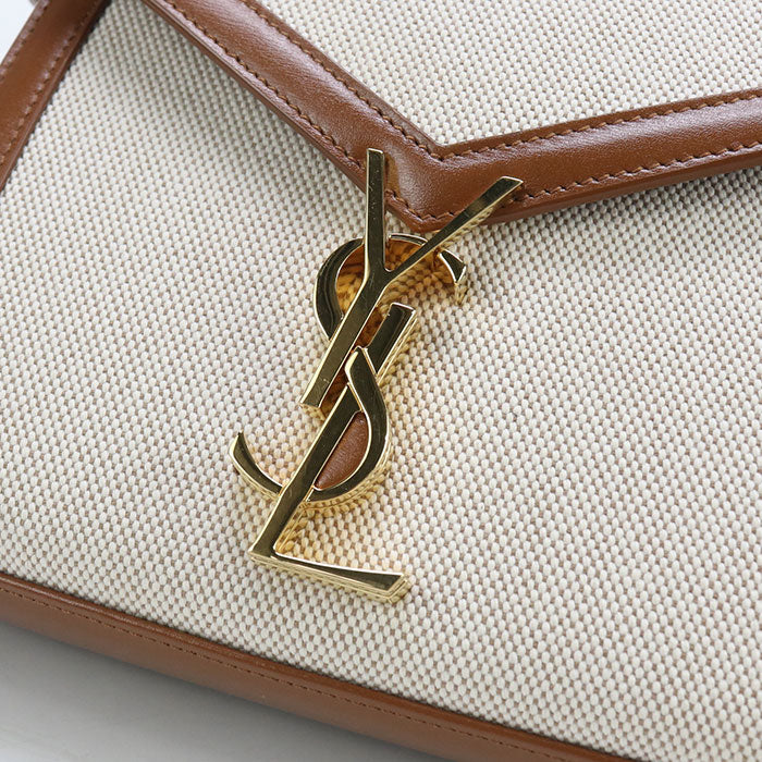 SAINT LAURENT 2WAY handbag Cassandra 623930 Handbag canvas / leather Women