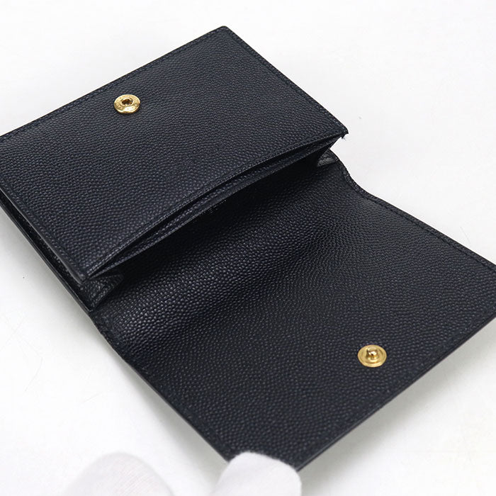 SAINT LAURENT Card Case 361730 name card holder leather Men