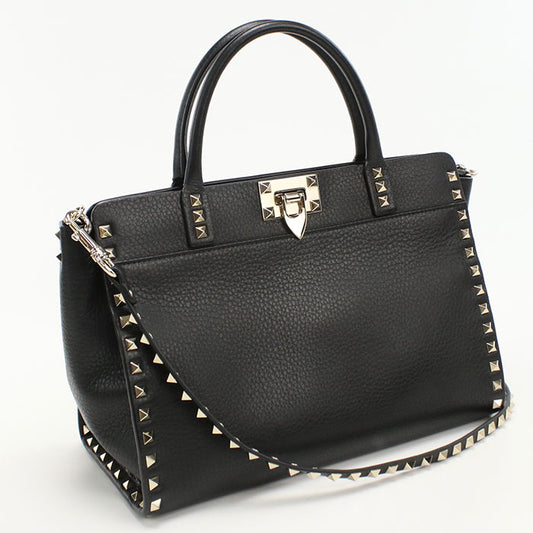 Valentino 2WAY Rock studs Tote bag leather Women
