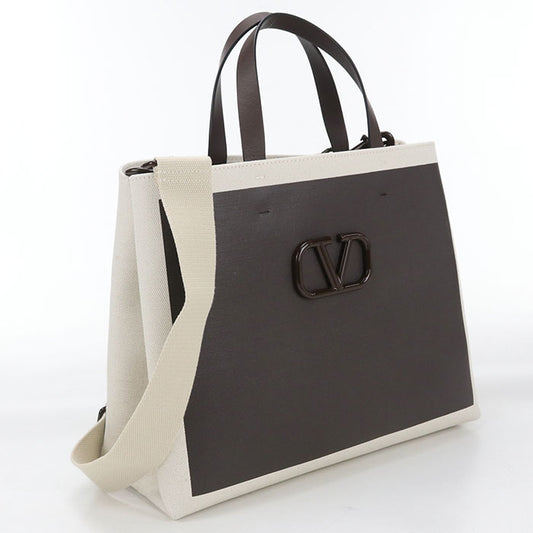Valentino 2WAY Tote Bag canvas Women's