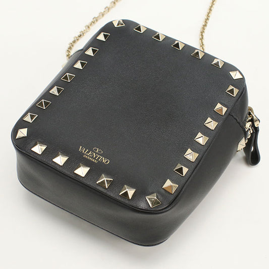 Valentino Chain Shoulder bag Rock studs Diagonal shoulder bag leather Women